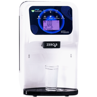 Zero B Hydrolife Alkaline Water Purifier Machine - Mineral-Enhanced, pH-Balanced Drinking Water for Health & Wellness